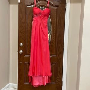 Watermelon Prom Dress